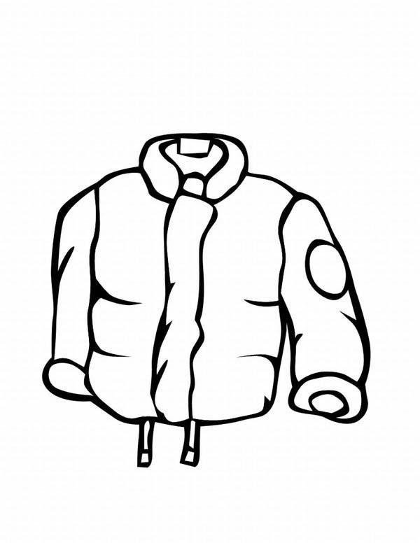600x776 Stay Warm With This Jacket In Winter Clothing Coloring