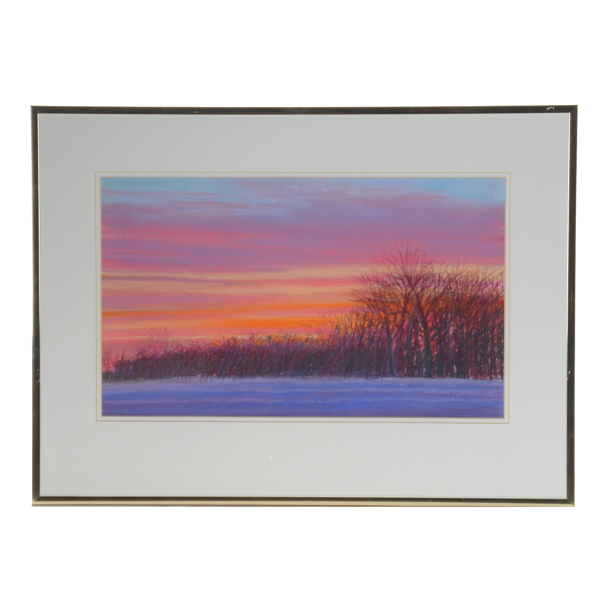 1200x1200 Steve Perucca Pastel Drawing On Paper Bands Of Winter Ebth
