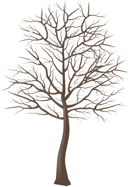 413x600 Winter Snowy Tree Clip Art Image Drzewa Snowy Trees, Art