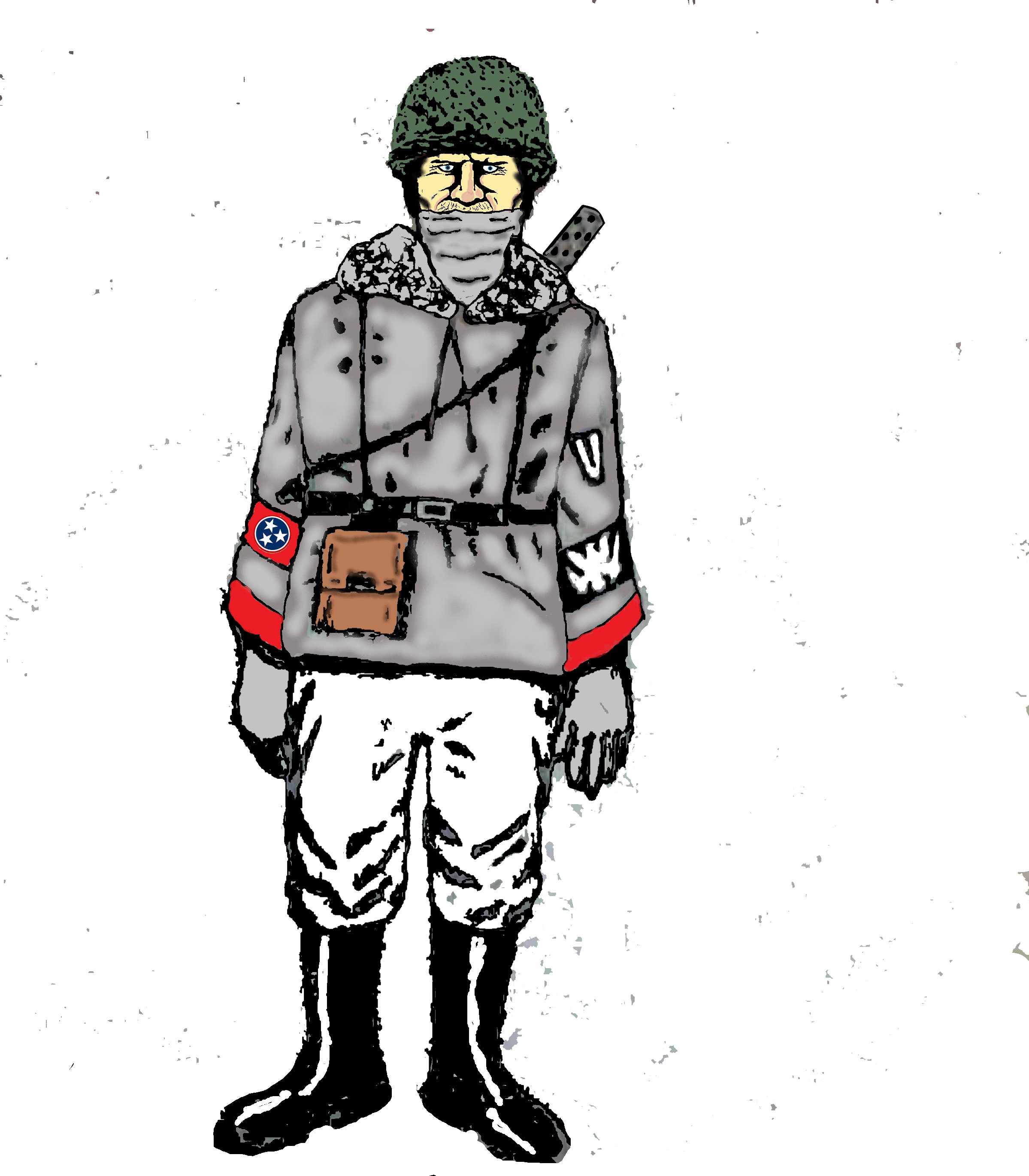 2398x2739 Army Group Tennessee, American Union State