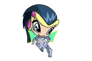 300x200 How To Draw Winx Step