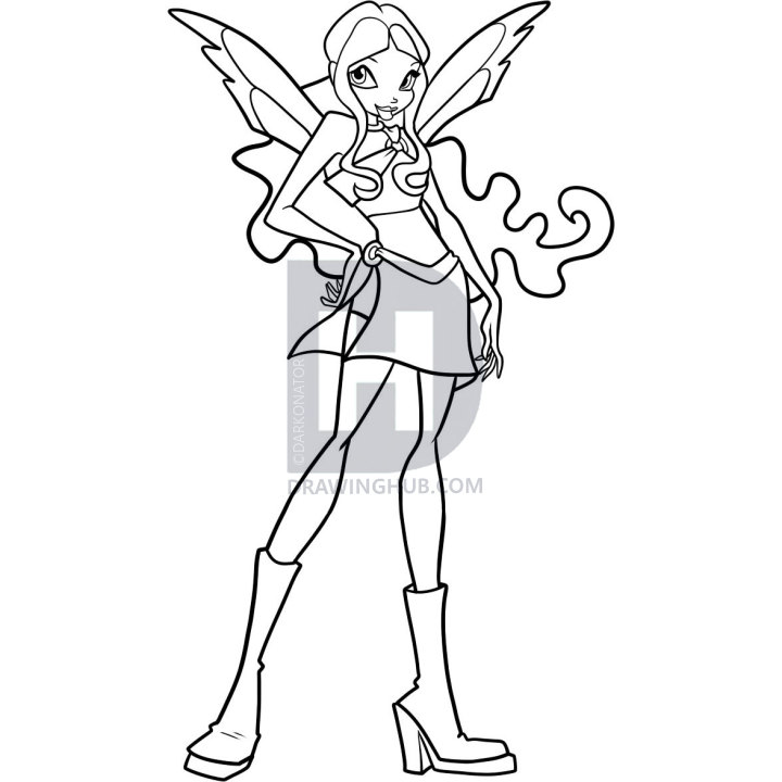 Winx Club Drawing | Free download on ClipArtMag