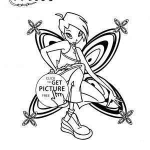 300x300 New Winx Club Coloring Pages