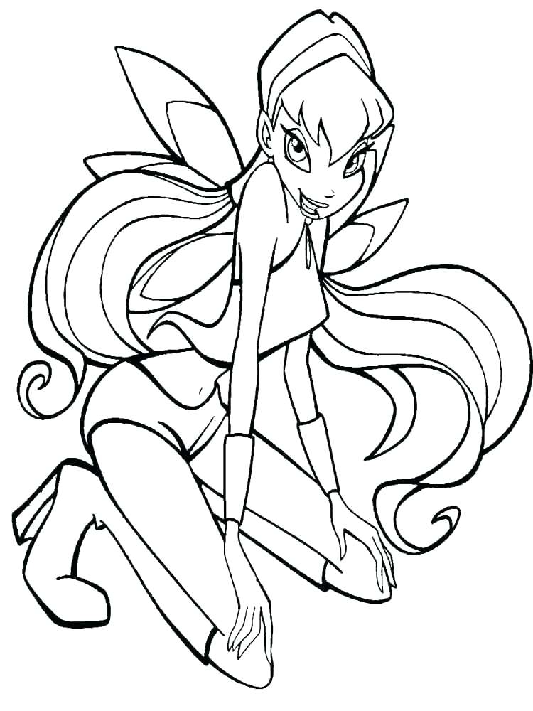 750x1000 Winx Club Coloring Pages Stella Wallpaper Entitled Acnee