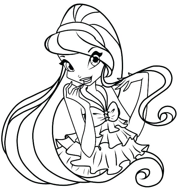 589x640 The Winx Club Coloring Pages