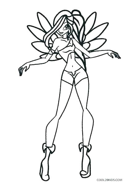 413x600 Winx Club Colouring