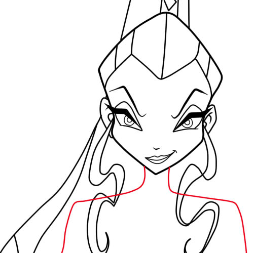499x500 How To Draw Icy From Winx Pencil