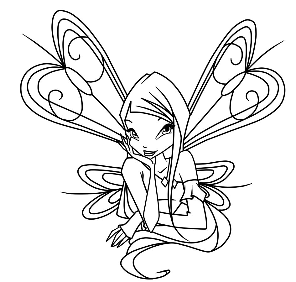945x900 Winx Club Roxy Coloring Pages Ideas For Kids