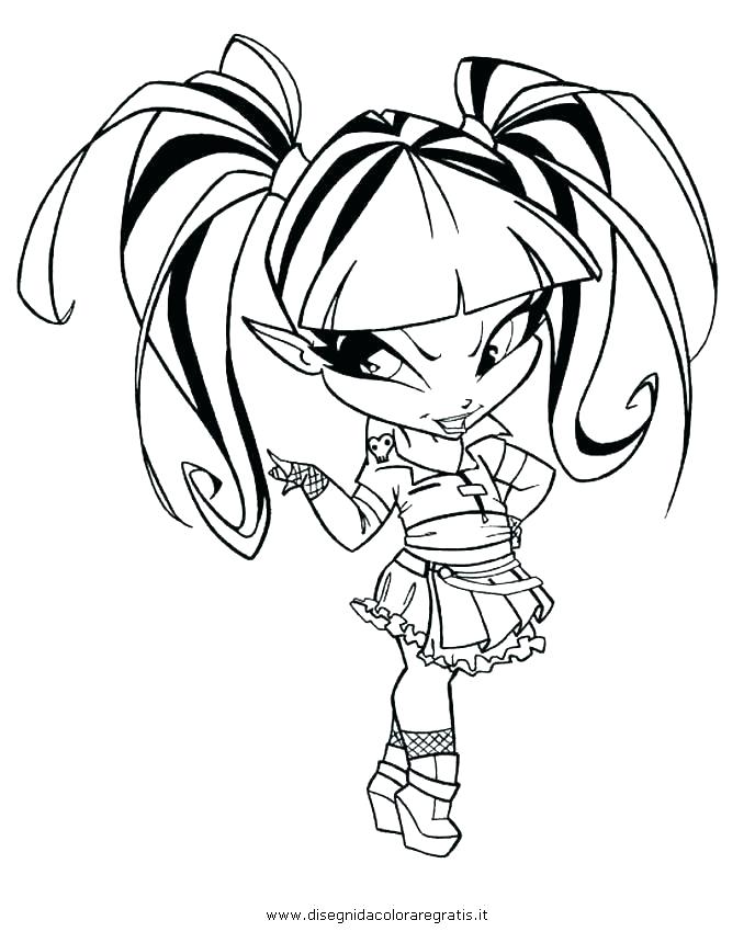 688x860 Winx Club Fairy Coloring Pages