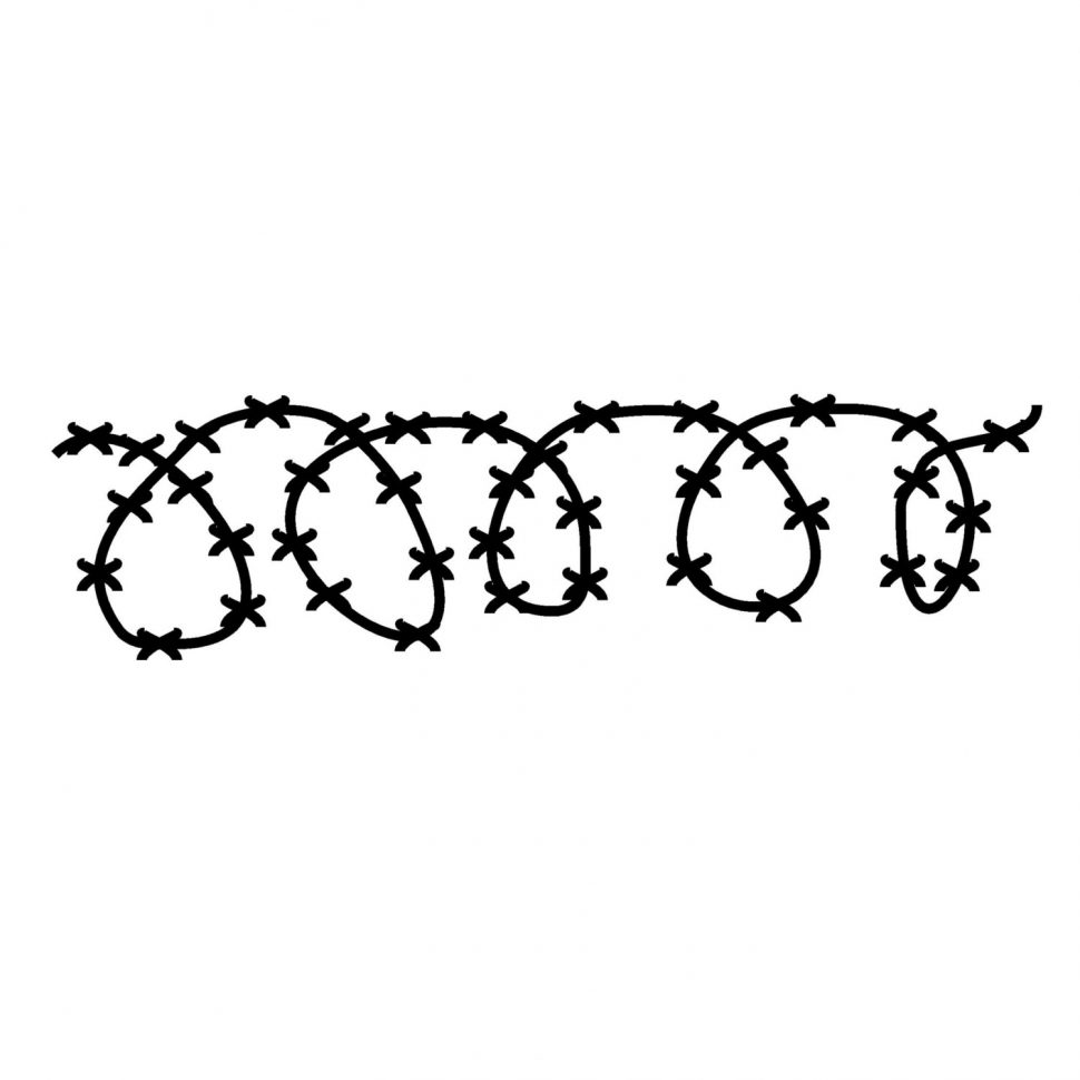 970x970 Collection Of Free Barbed Wire Clipart Drawing Amusement
