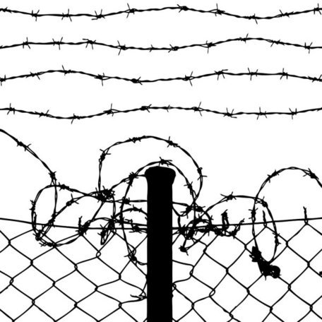 456x456 Free Fence Clipart And Vector Graphics