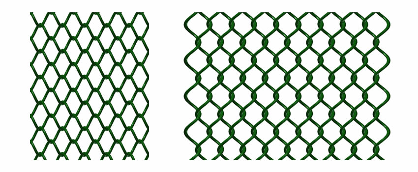 850x350 Pvc Coated Chain Link Fence