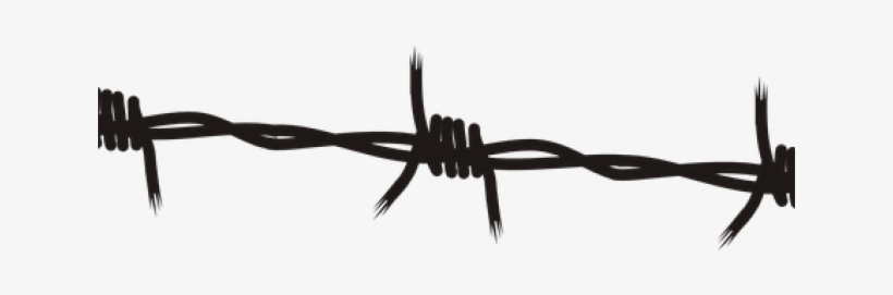 820x271 Barb Wire Clipart Border