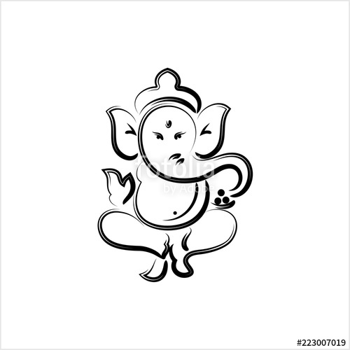 500x500 Ganesha The Lord Of Wisdom Design Stock Image And Royalty Free