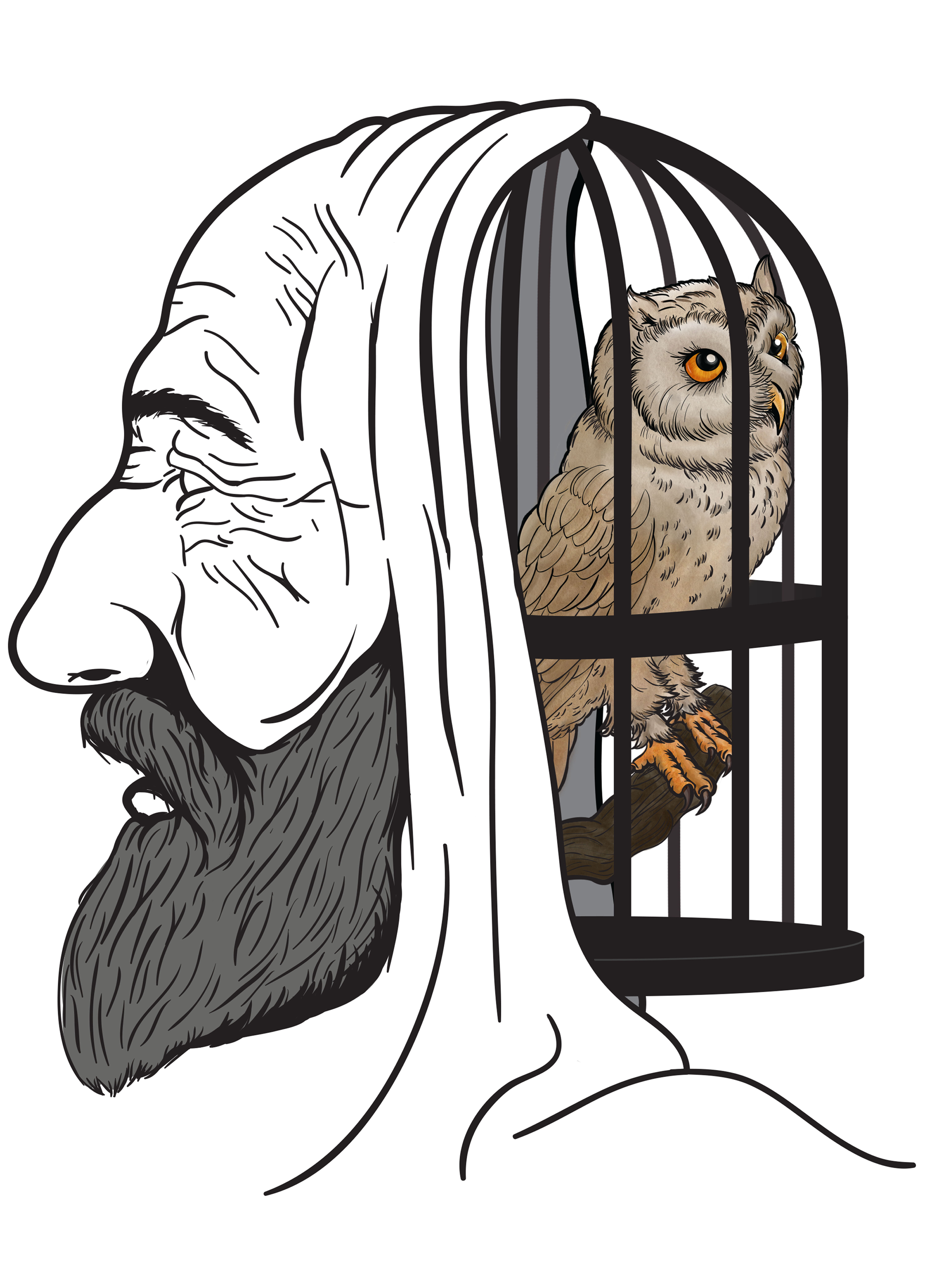 6000x8337 I Drew A Picture Of This Old Man's Wisdom Idap