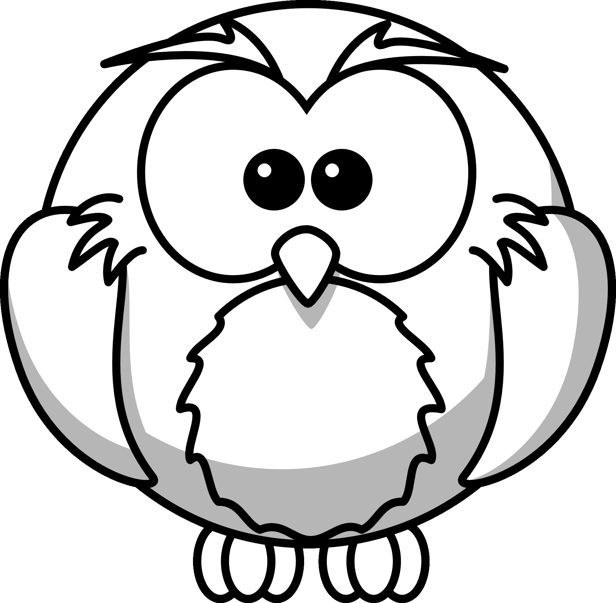 1979x1936 Black And White Wise Owl Teacher Cartoon Mascot Character Reading