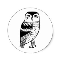 216x216 Clever Owl Stickers Labels Zazzle Uk