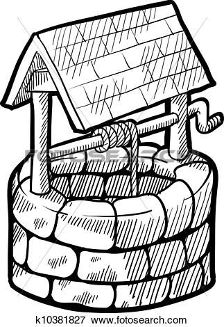 323x470 Wishing Well, Ink, Preschool