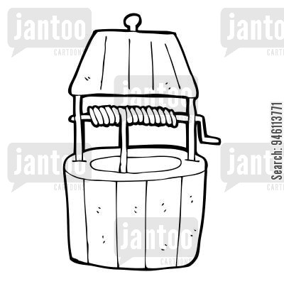400x400 Wishing Well Cartoons