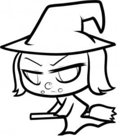 479x571 How To Draw Anime Witch Magic Zombie