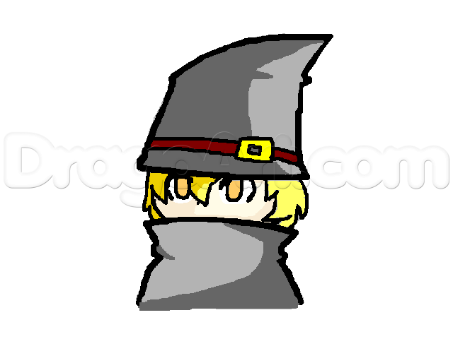 640x480 How To Draw A Chibi Witch, Step