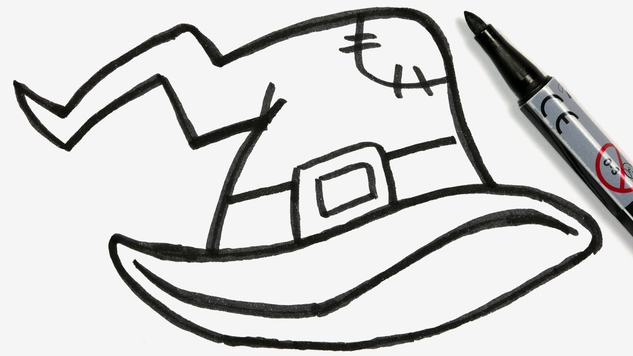 1280x720 Huge Collection Of 'halloween Witch Drawing' Download More Than