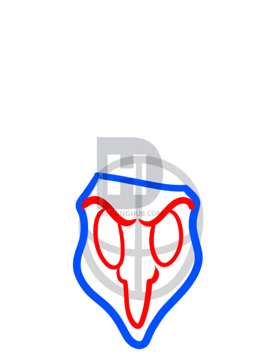 524x720 How To Draw A Witch Face, Step