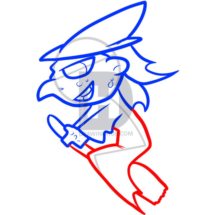 720x720 How To Draw A Witch For Kids, Step