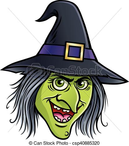 415x470 Witch Face Drawing