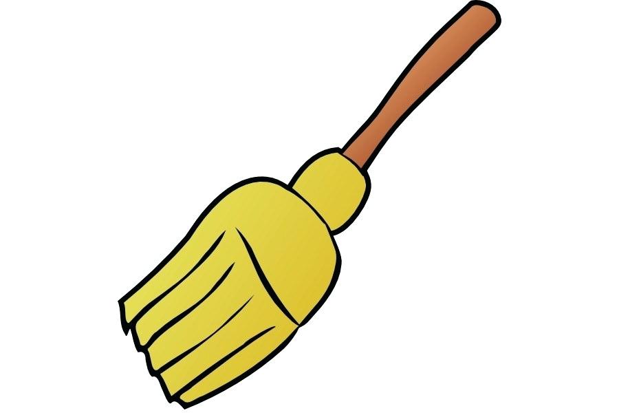 900x600 broom drawing witch hat and broom drawing