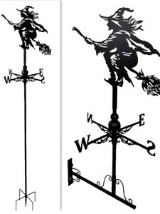 225x300 Floor Standing And Wall Mounted Weathervanes Steel Witch On Broom