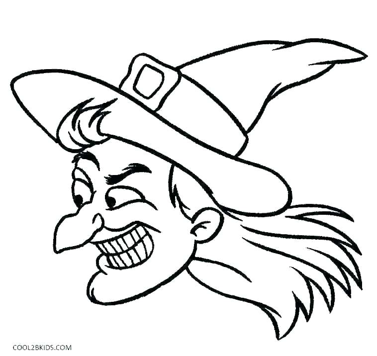 Witch On Broom Drawing | Free download on ClipArtMag