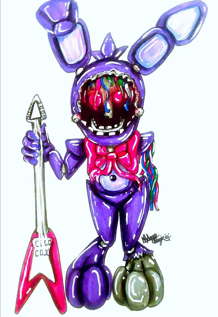 Withered Bonnie Drawing | Free download on ClipArtMag