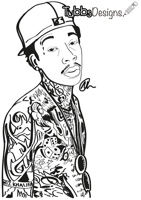 452x640 wiz khalifa easy drawings