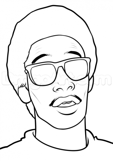 363x520 learn draw wiz khalifa easy, stars, people, free step