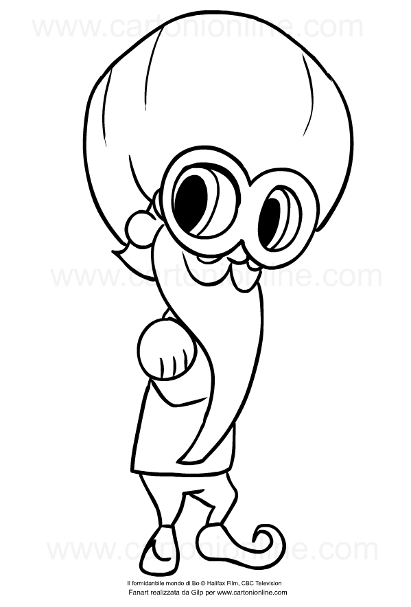 599x884 Drawing Of The Wizard From Bo On The Go Coloring Page