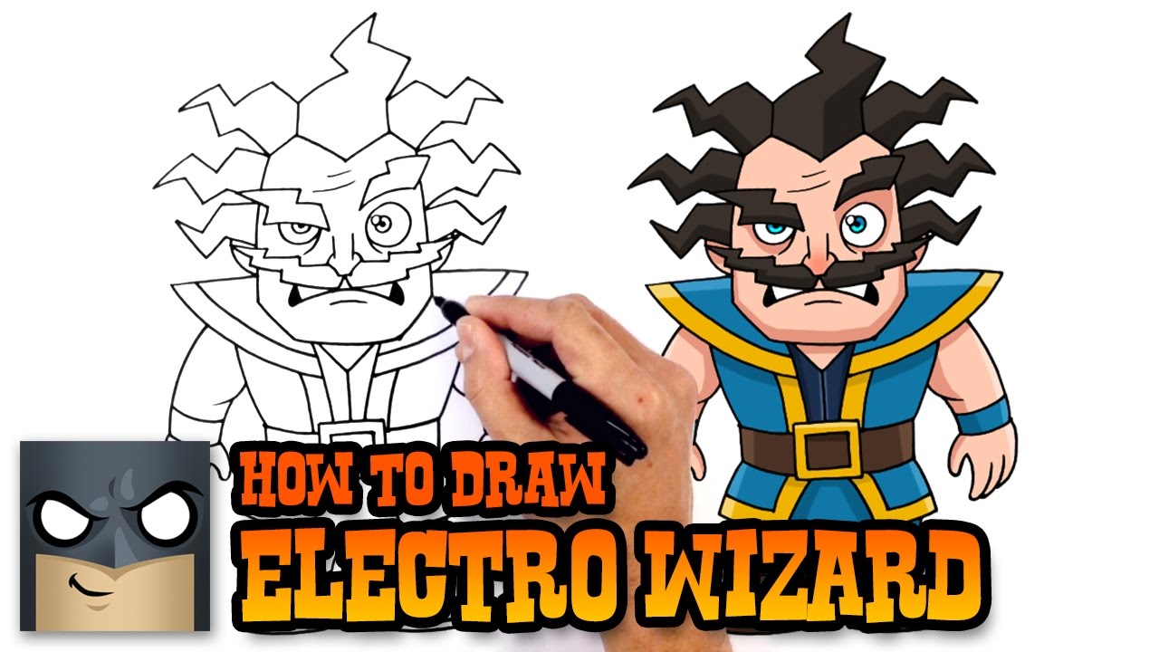 1280x720 how to draw clash royale electro wizard
