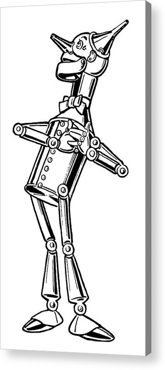 325x728 Wizard Of Oz Tin Woodman Acrylic Print