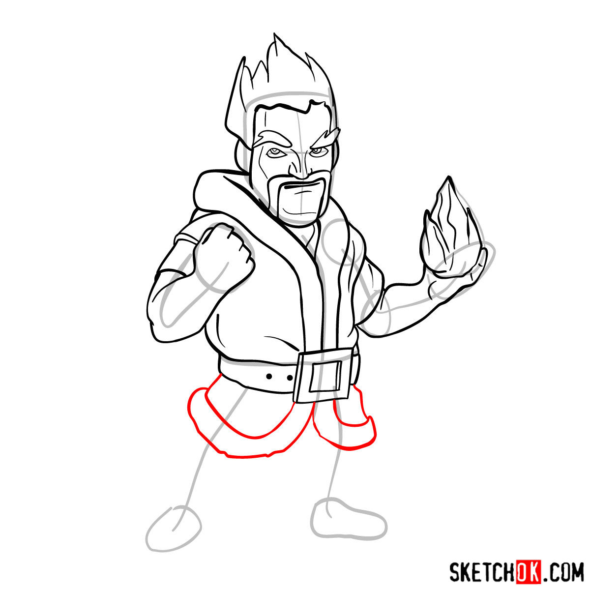 1200x1200 How To Draw Ice Wizard From Clash Of Clans