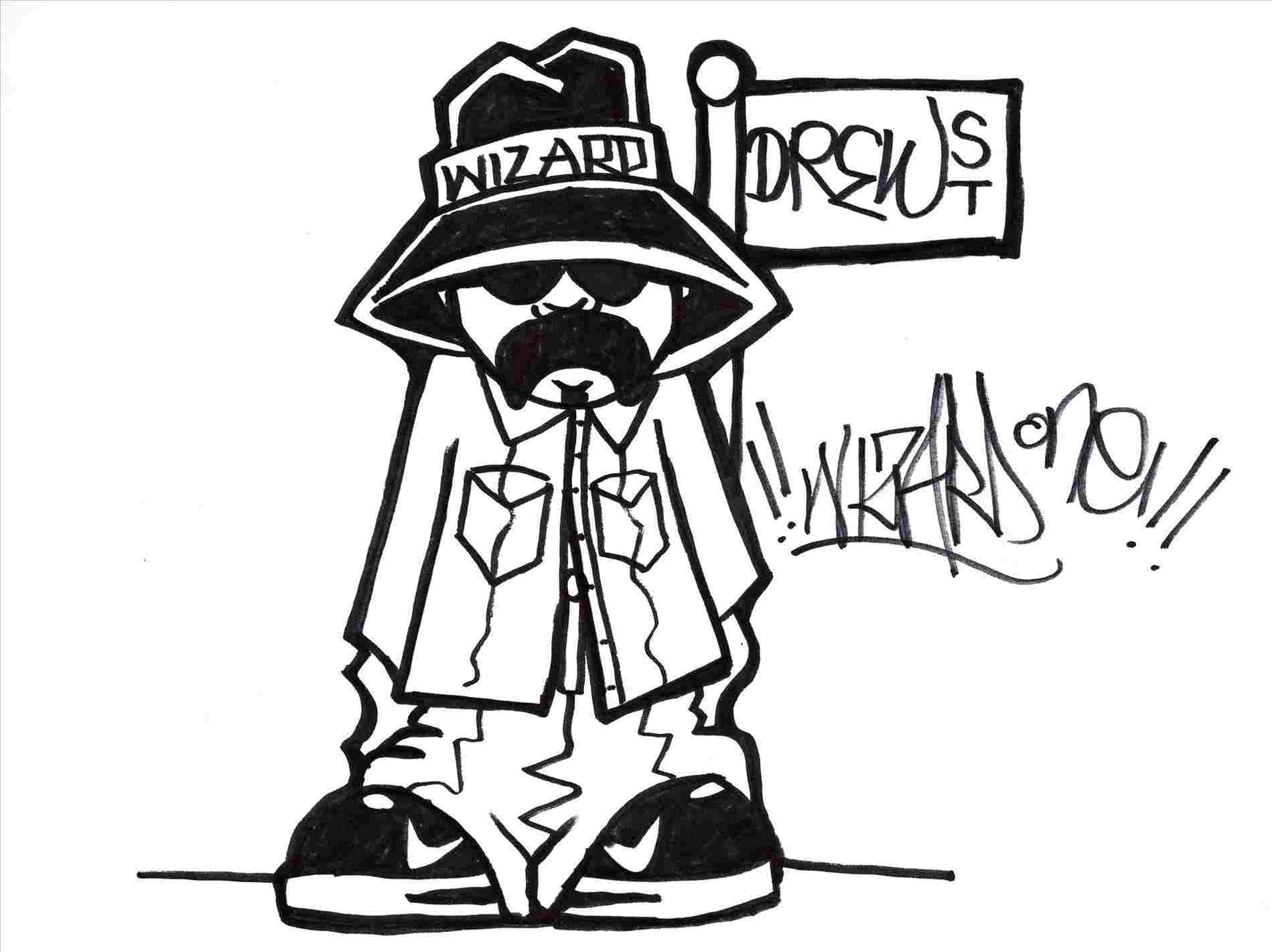 Wizard Drawings Graffiti Free download on ClipArtMag.
