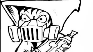 320x180 How To Draw A Gas Mask Character Graffiti