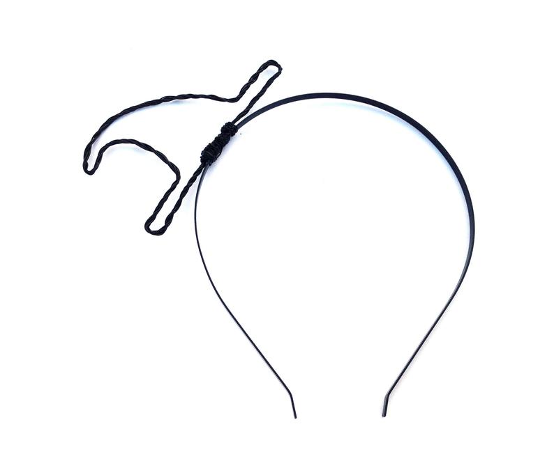 794x672 Metal Wire Black Witch Hat Headband Handmade Halloween Hat Etsy