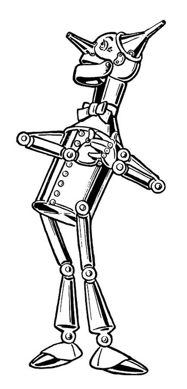 384x798 Wizard Of Oz Tin Woodman Art Print