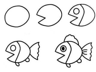 320x240 Animal Drawings Easy Wolf