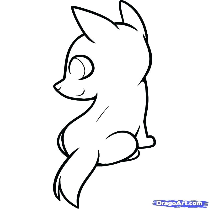 875x875 How To Draw A Cute Cartoon Wolf How To Draw A Cartoon Wolf