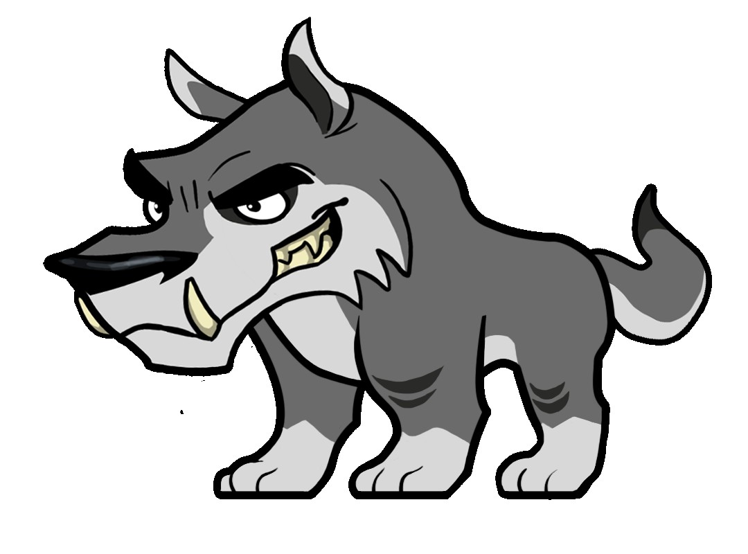Wolf Cartoon Drawing | Free download on ClipArtMag