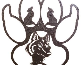340x270 Wolf Paw Art Etsy