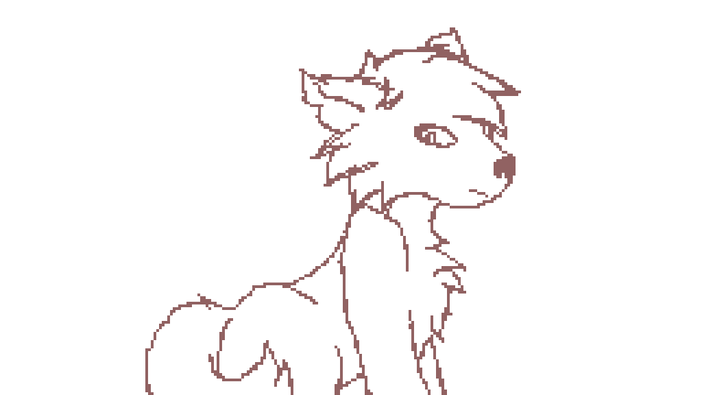 Wolf Cub Drawing