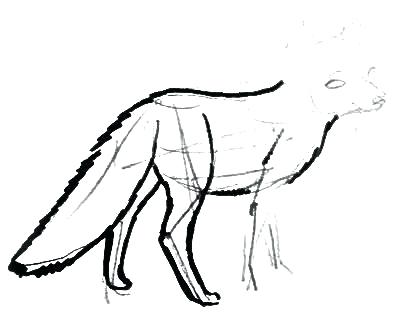 400x326 Fox Drawings Fox Drawings Fox Drawings Step