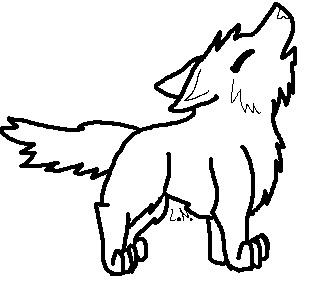 319x285 Cute Wolf Drawings Easy